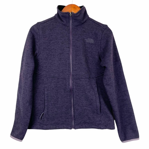 The North Face Jackets & Blazers - The North Face Space Dye Purple Full Zip Jacket